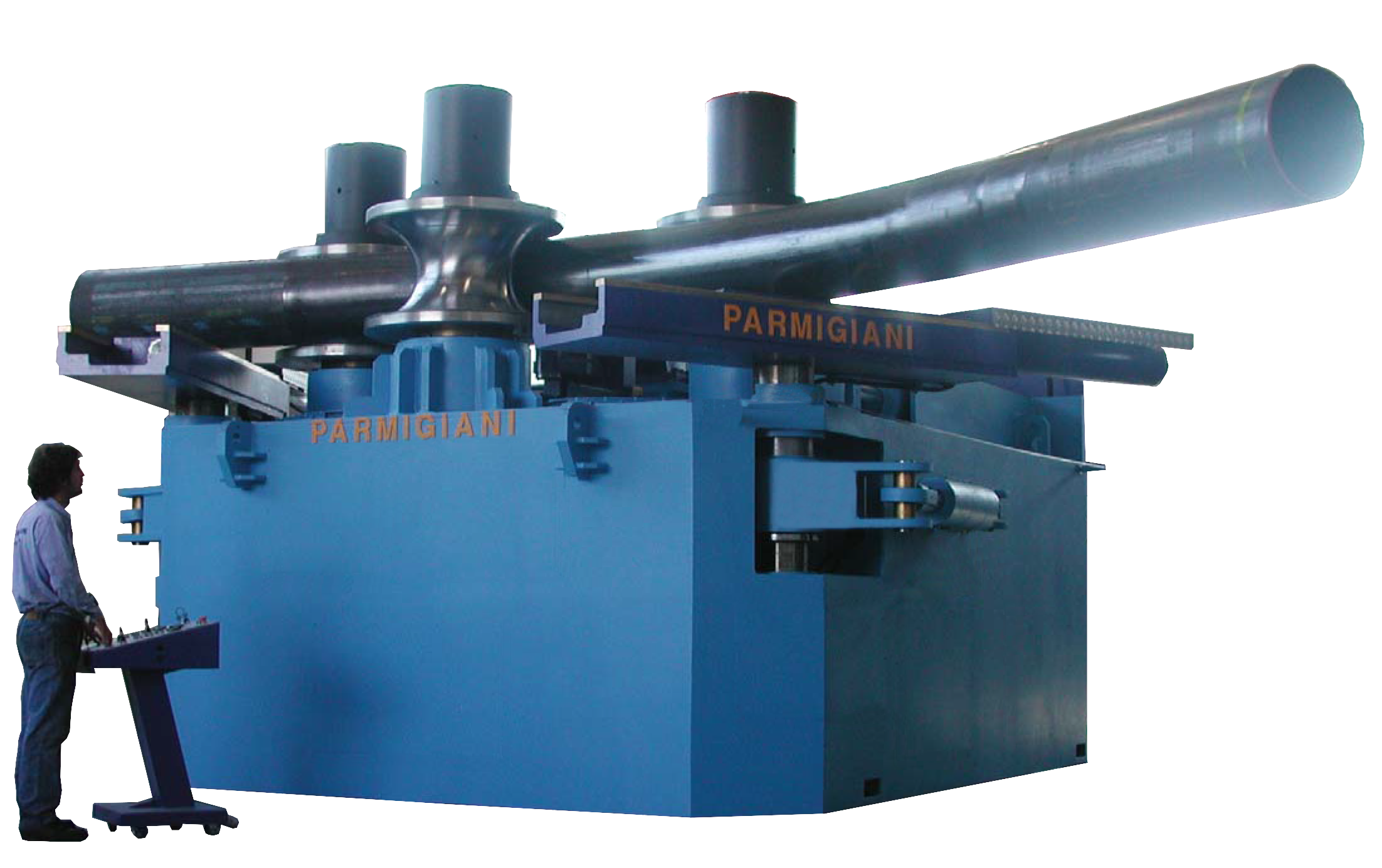 Pipe rolling machines